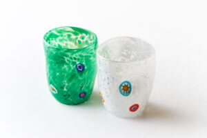 Murano Millefiori Tumbler Set